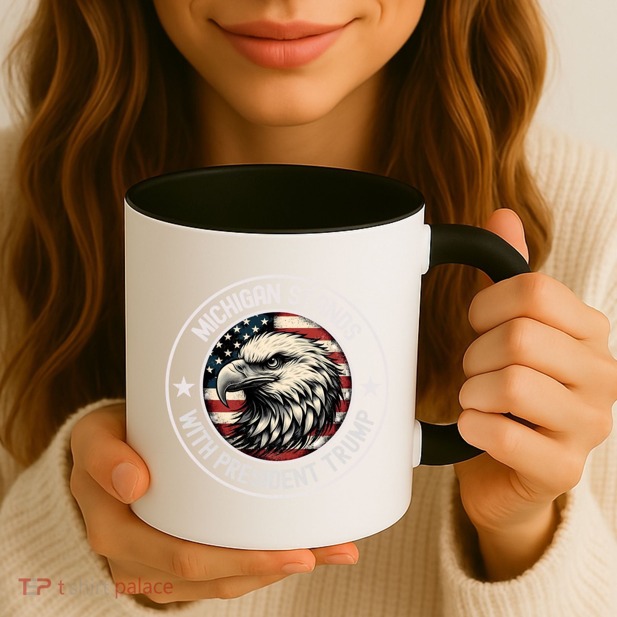 Michigan Stands With Trump Gift Coffee Mug