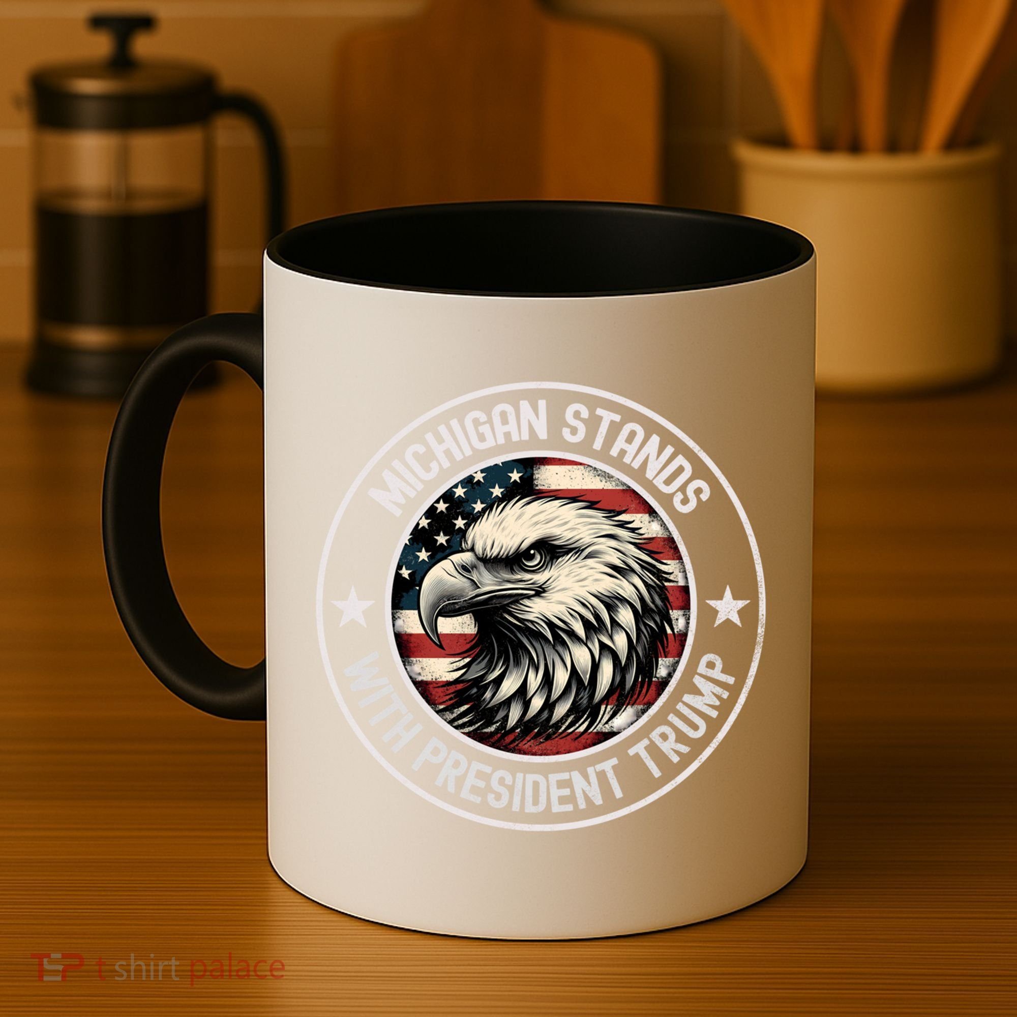 Michigan Stands With Trump Gift Coffee Mug