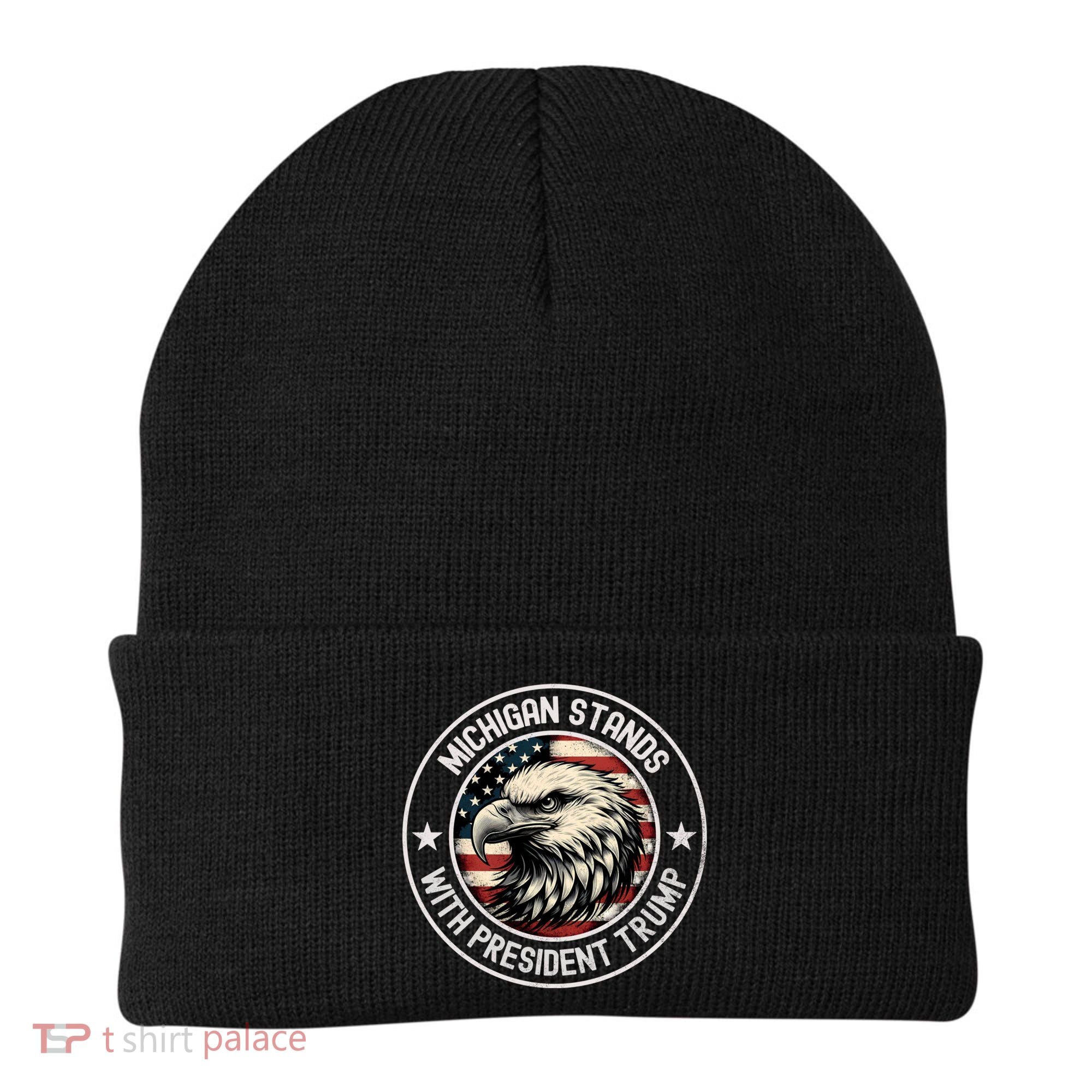 Michigan Stands With Trump Gift Beanie