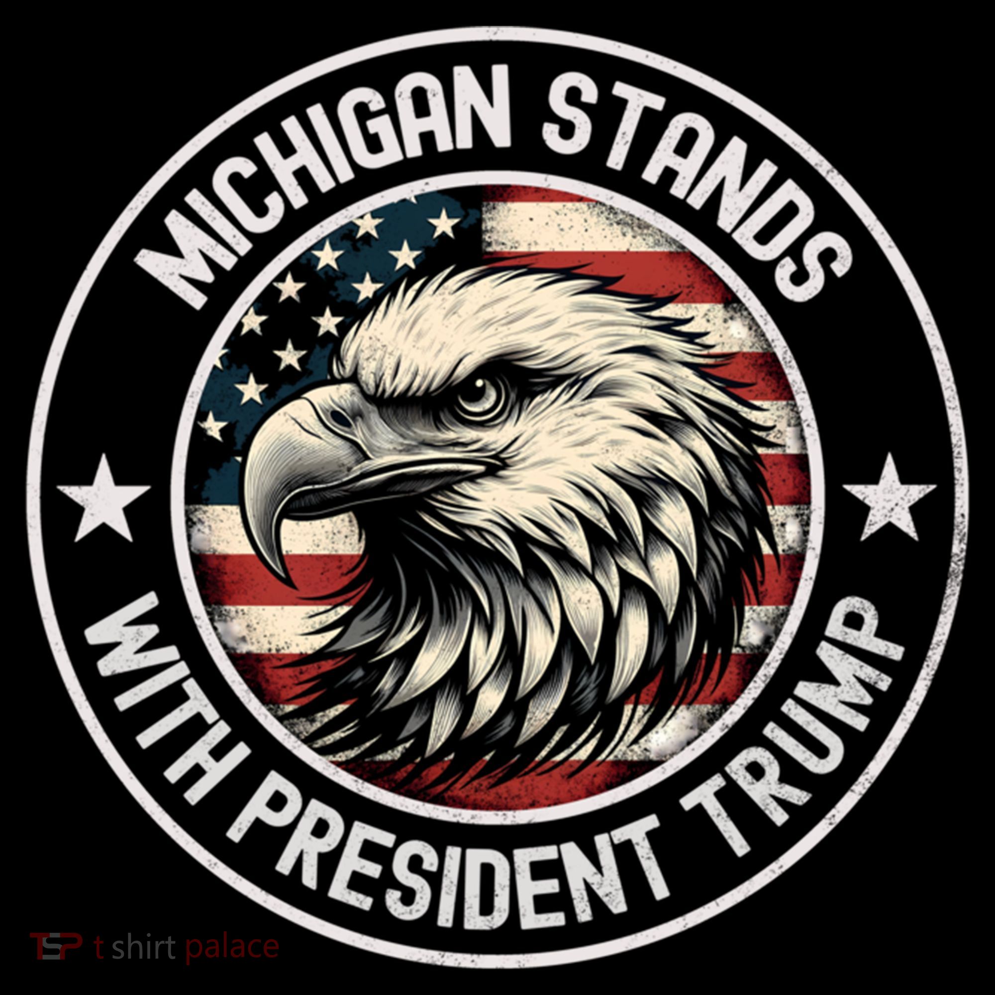 Michigan Stands With Trump Gift Women's Hoodie