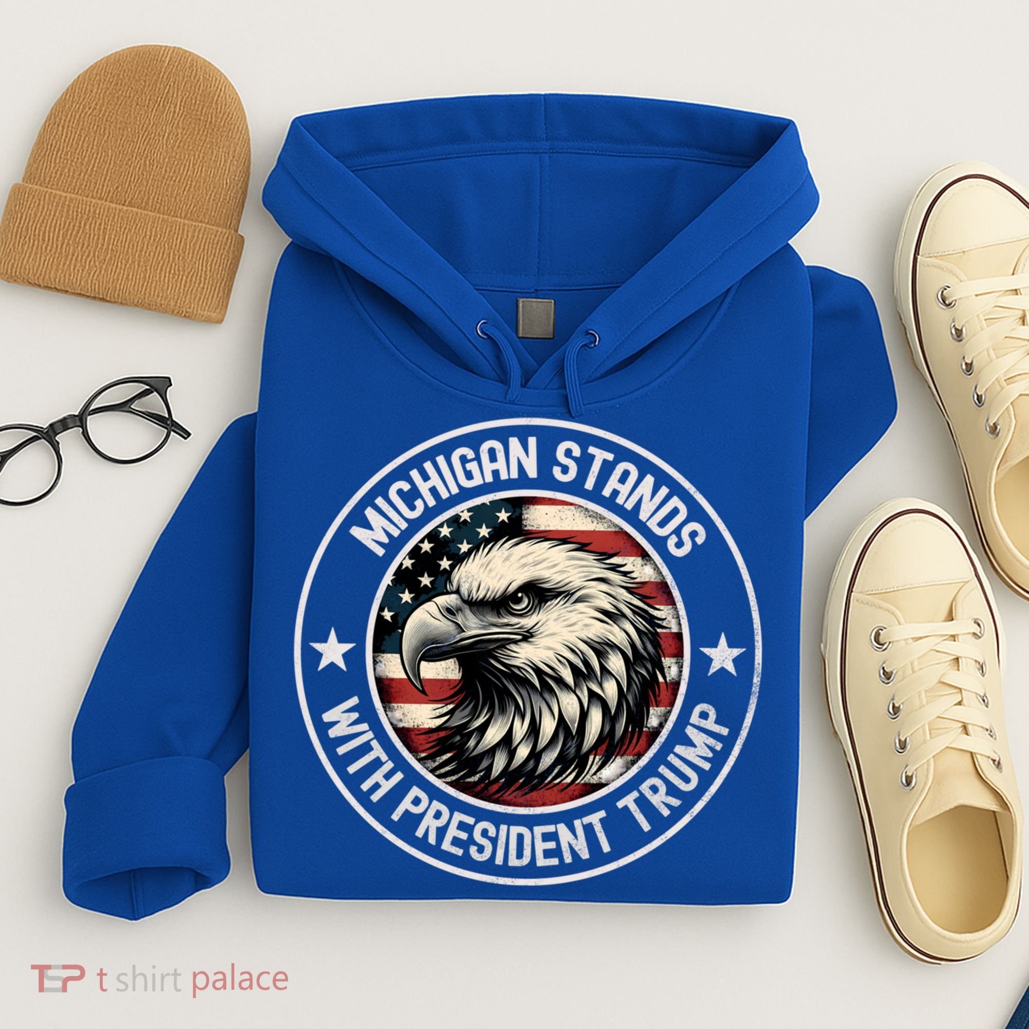 Michigan Stands With Trump Gift Hoodie