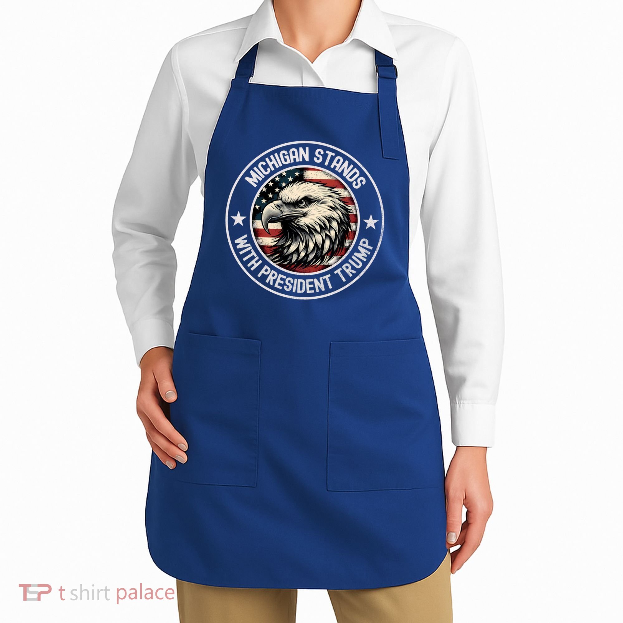 Michigan Stands With Trump Gift Apron