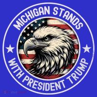 Michigan Stands With Trump Gift Sweatshirt thumb 3