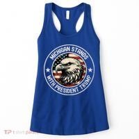 Michigan Stands With Trump Gift Women's Tank Top thumb 0