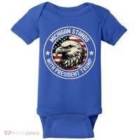 Michigan Stands With Trump Gift Baby Bodysuit thumb 0