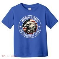 Michigan Stands With Trump Gift Toddler T-Shirt thumb 0