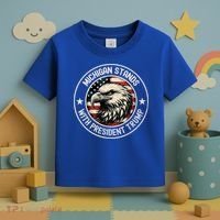 Michigan Stands With Trump Gift Toddler T-Shirt thumb 3
