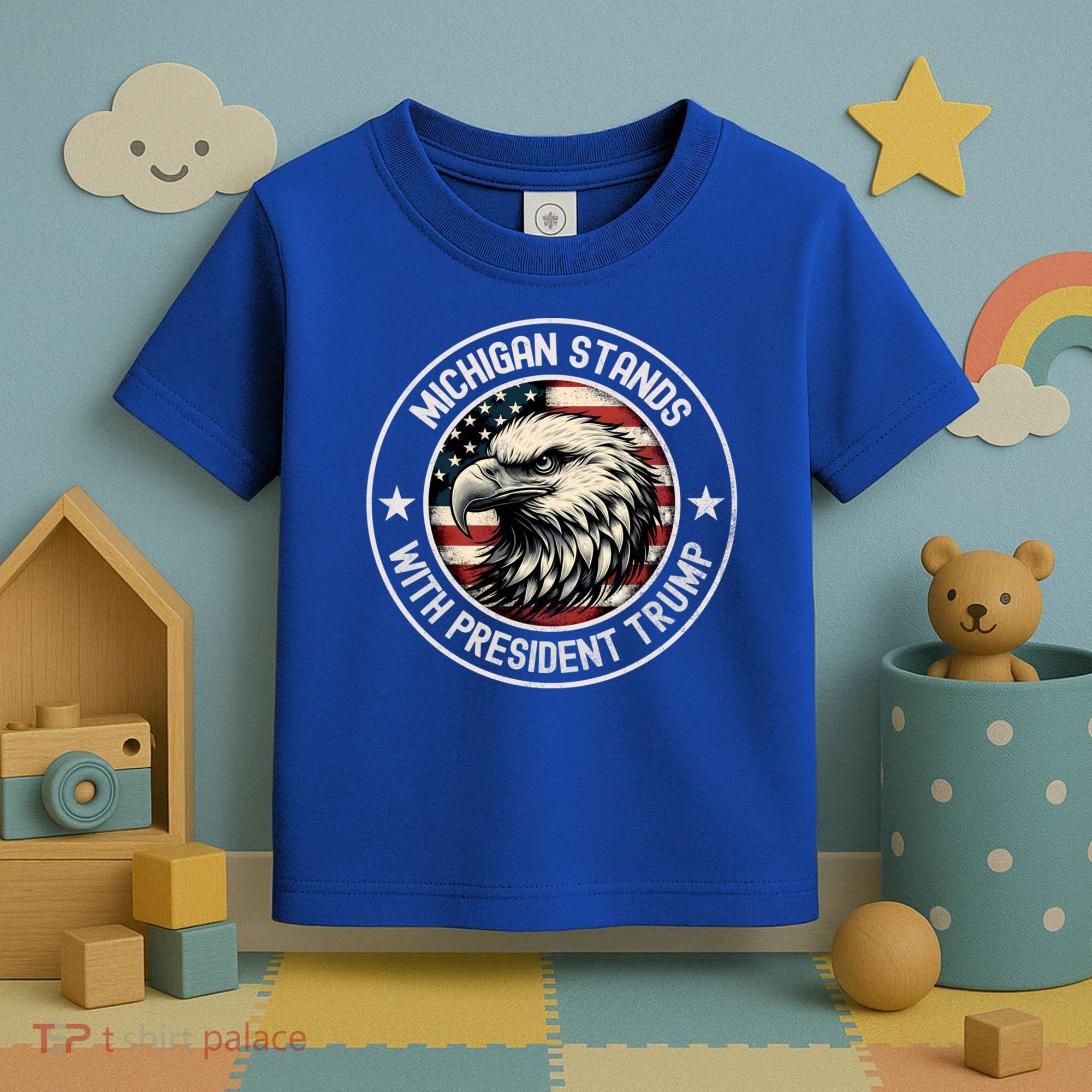 Michigan Stands With Trump Gift Toddler T-Shirt