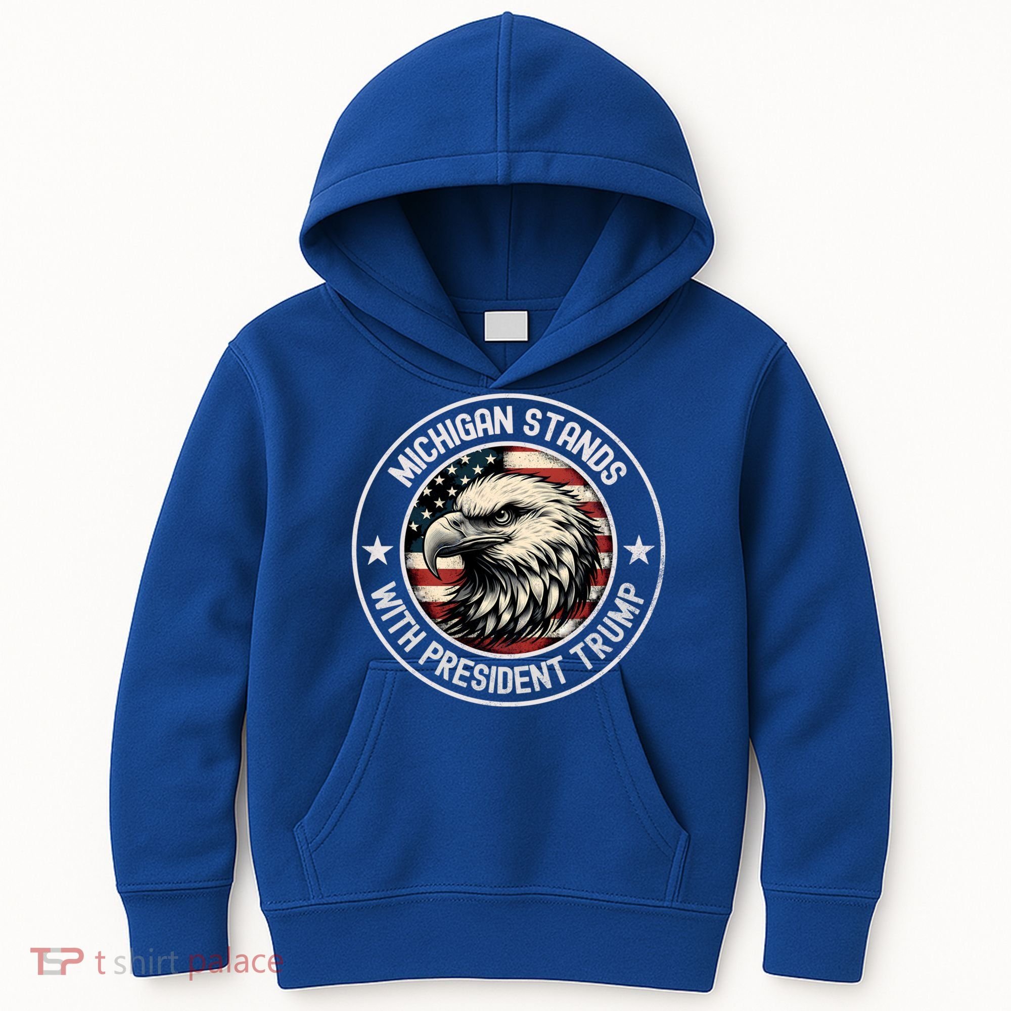 Michigan Stands With Trump Gift Kids Hoodie