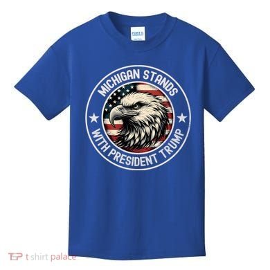 Michigan Stands With Trump Gift Kids T-Shirt