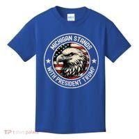 Michigan Stands With Trump Gift Kids T-Shirt thumb 0