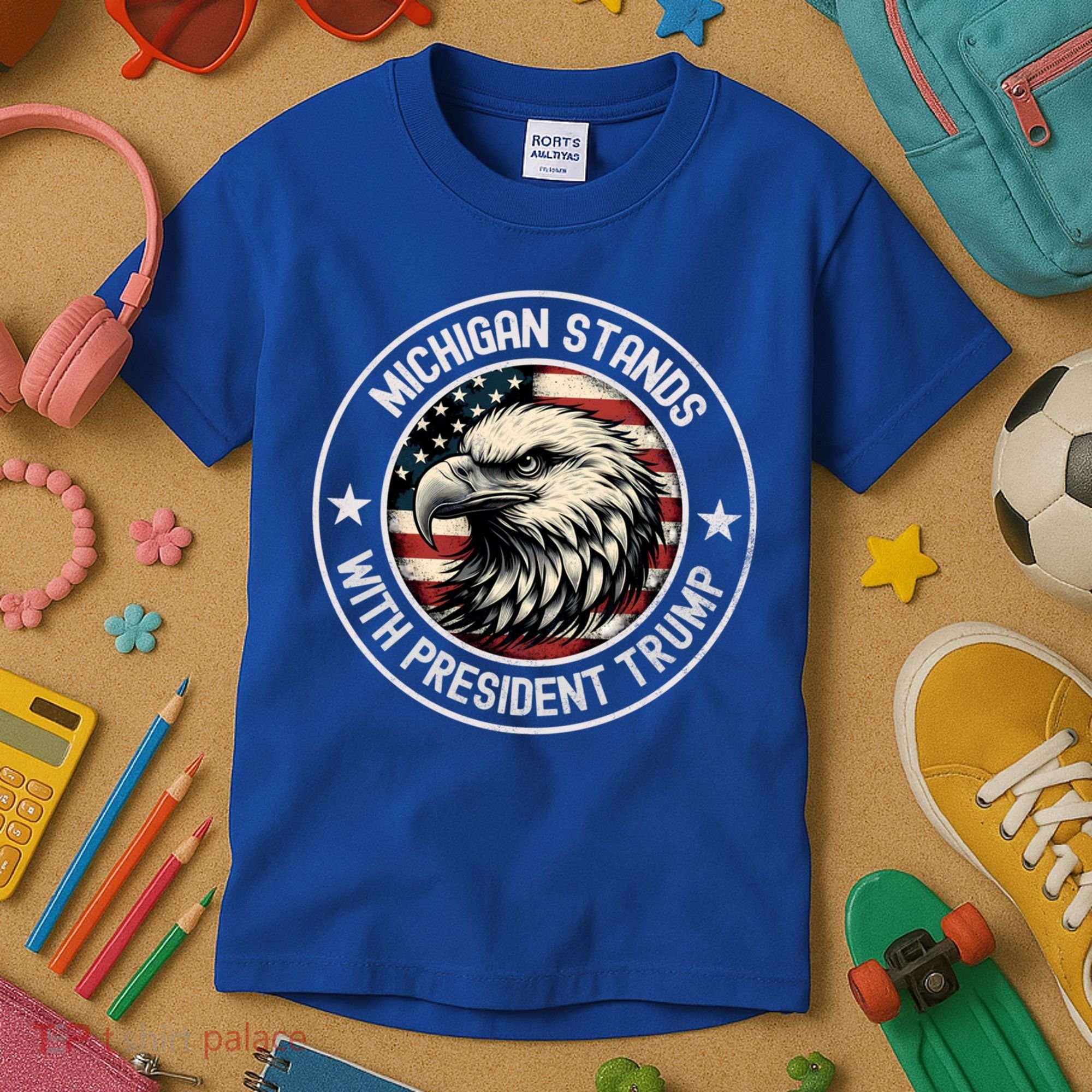 Michigan Stands With Trump Gift Kids T-Shirt