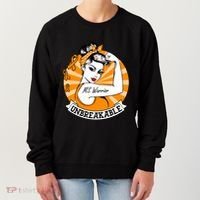 Multiple Sclerosis Warrior Funny Gift Ms Unbreakable Awareness Funny Gift Women's Sweatshirt thumb 0