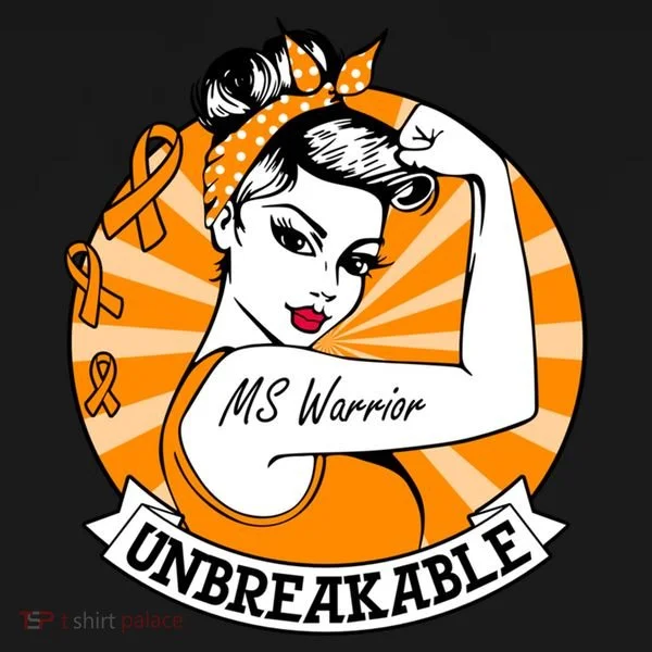 Multiple Sclerosis Warrior Funny Gift Ms Unbreakable Awareness Funny Gift Doggie Tank