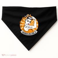 Multiple Sclerosis Warrior Funny Gift Ms Unbreakable Awareness Funny Gift USA-Made Doggie Bandana thumb 0