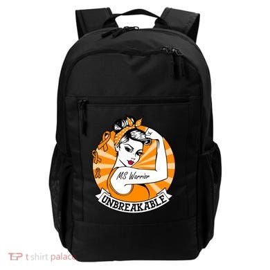 Multiple Sclerosis Warrior Funny Gift Ms Unbreakable Awareness Funny Gift Backpack