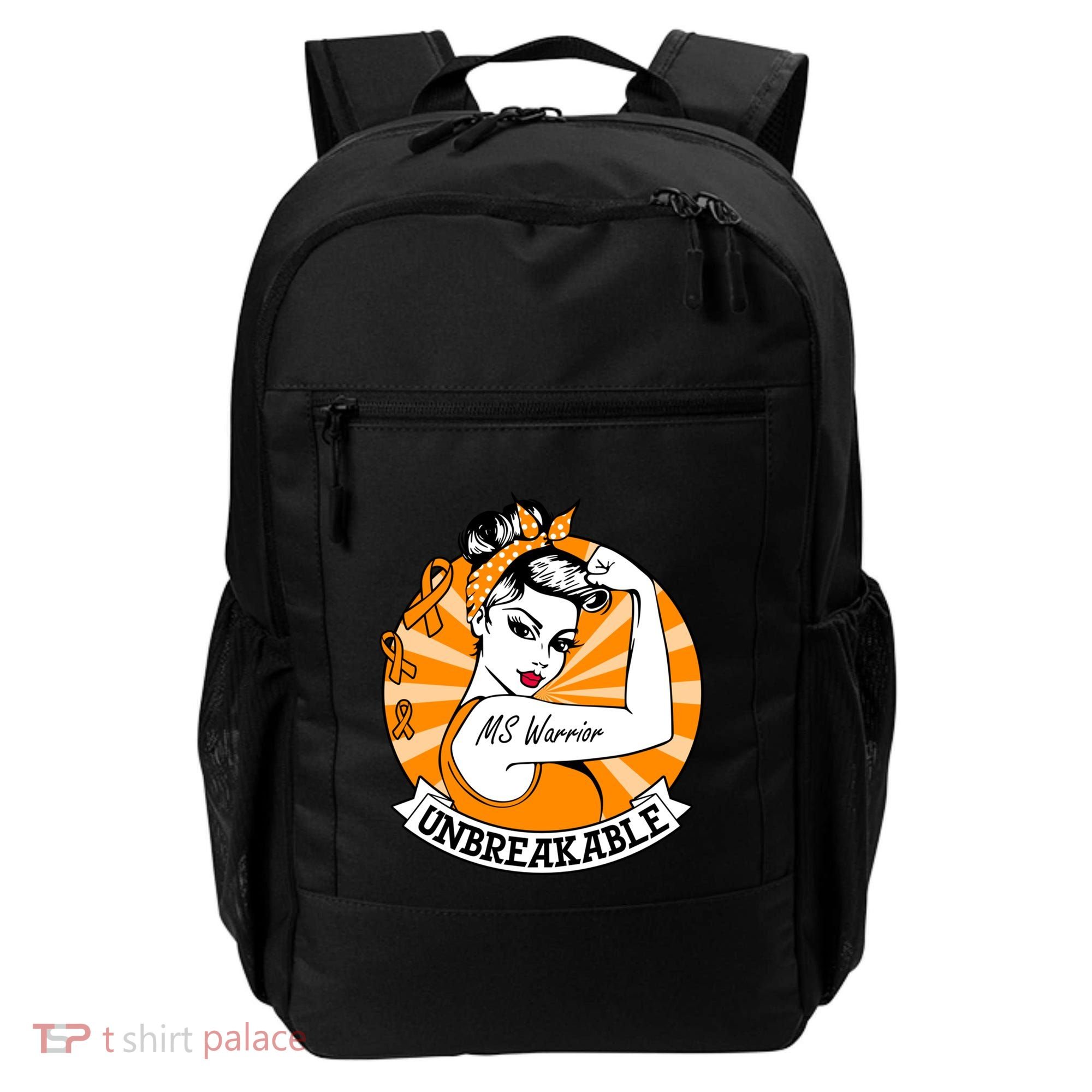 Multiple Sclerosis Warrior Funny Gift Ms Unbreakable Awareness Funny Gift Backpack