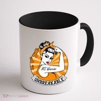 Multiple Sclerosis Warrior Funny Gift Ms Unbreakable Awareness Funny Gift Coffee Mug thumb 1