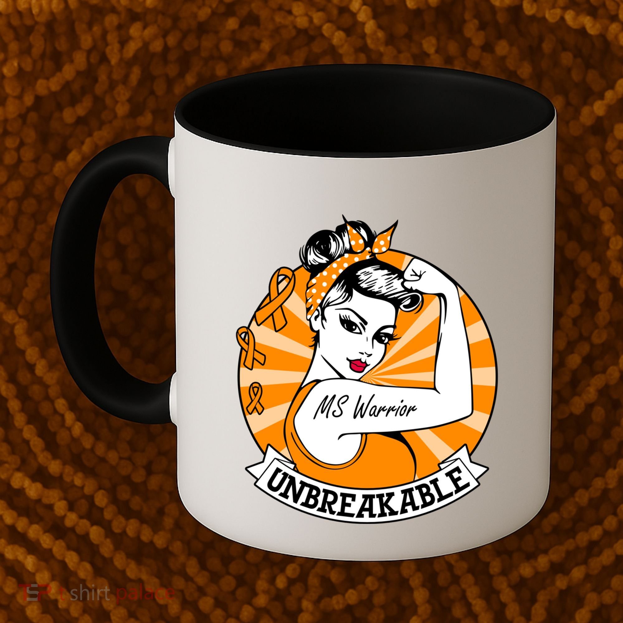 Multiple Sclerosis Warrior Funny Gift Ms Unbreakable Awareness Funny Gift Coffee Mug