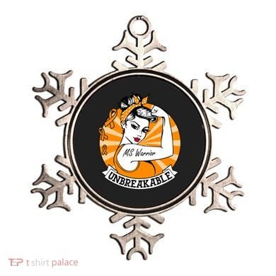 Multiple Sclerosis Warrior Funny Gift Ms Unbreakable Awareness Funny Gift Ornament