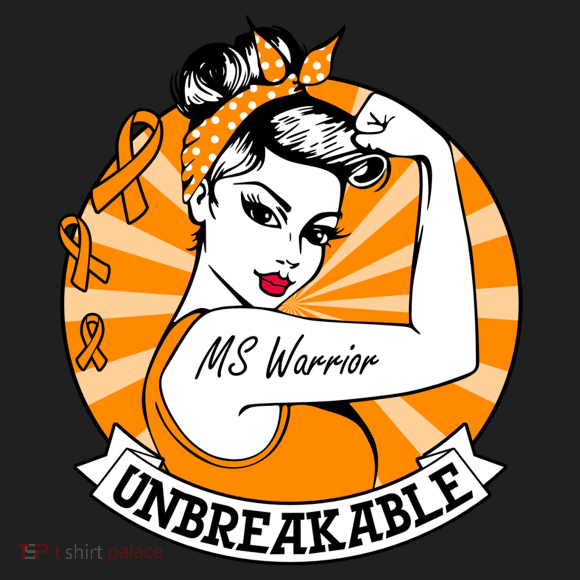 Multiple Sclerosis Warrior Funny Gift Ms Unbreakable Awareness Funny Gift Hat