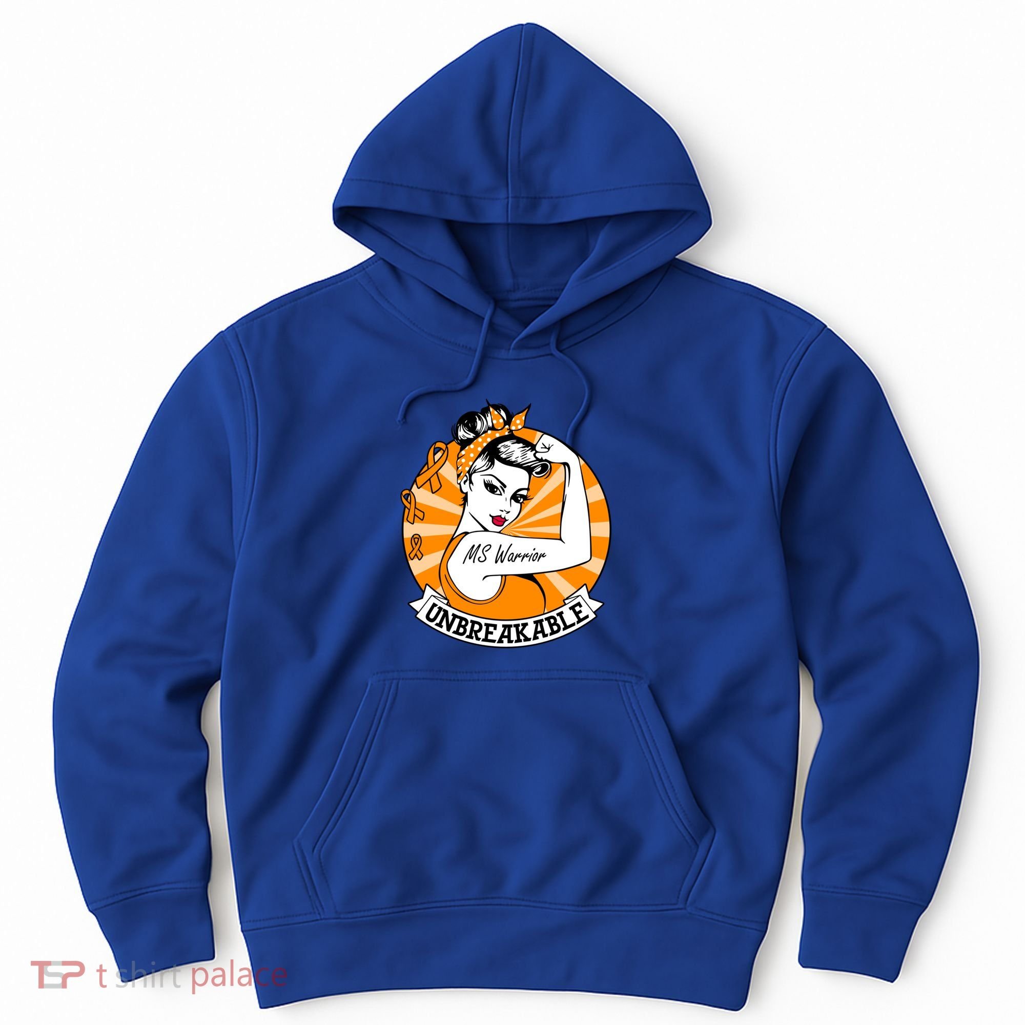 Multiple Sclerosis Warrior Funny Gift Ms Unbreakable Awareness Funny Gift Hoodie