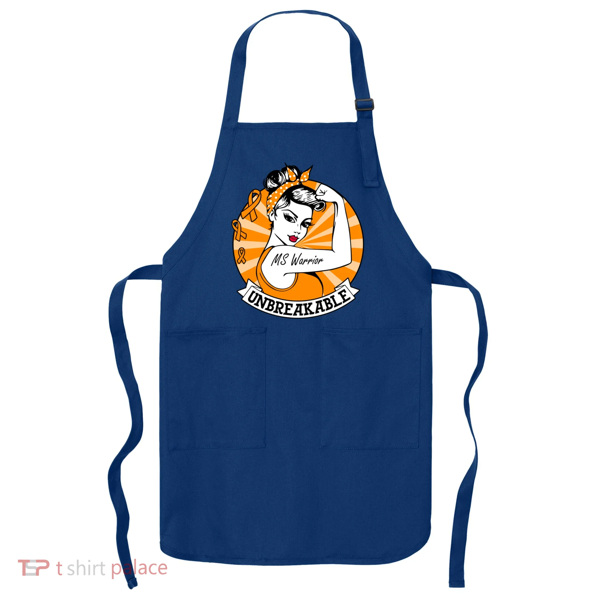 Multiple Sclerosis Warrior Funny Gift Ms Unbreakable Awareness Funny Gift Apron