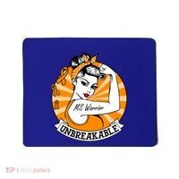 Multiple Sclerosis Warrior Funny Gift Ms Unbreakable Awareness Funny Gift Mousepad thumb 0