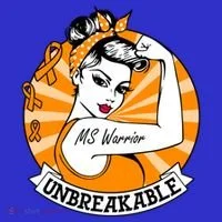 Multiple Sclerosis Warrior Funny Gift Ms Unbreakable Awareness Funny Gift Women's Long Sleeve Shirt thumb 2