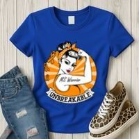 Multiple Sclerosis Warrior Funny Gift Ms Unbreakable Awareness Funny Gift Women's T-Shirt thumb 3