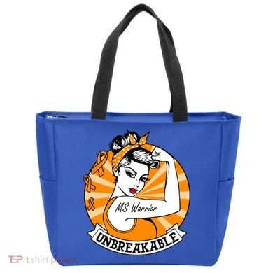 Multiple Sclerosis Warrior Funny Gift Ms Unbreakable Awareness Funny Gift Tote Bag