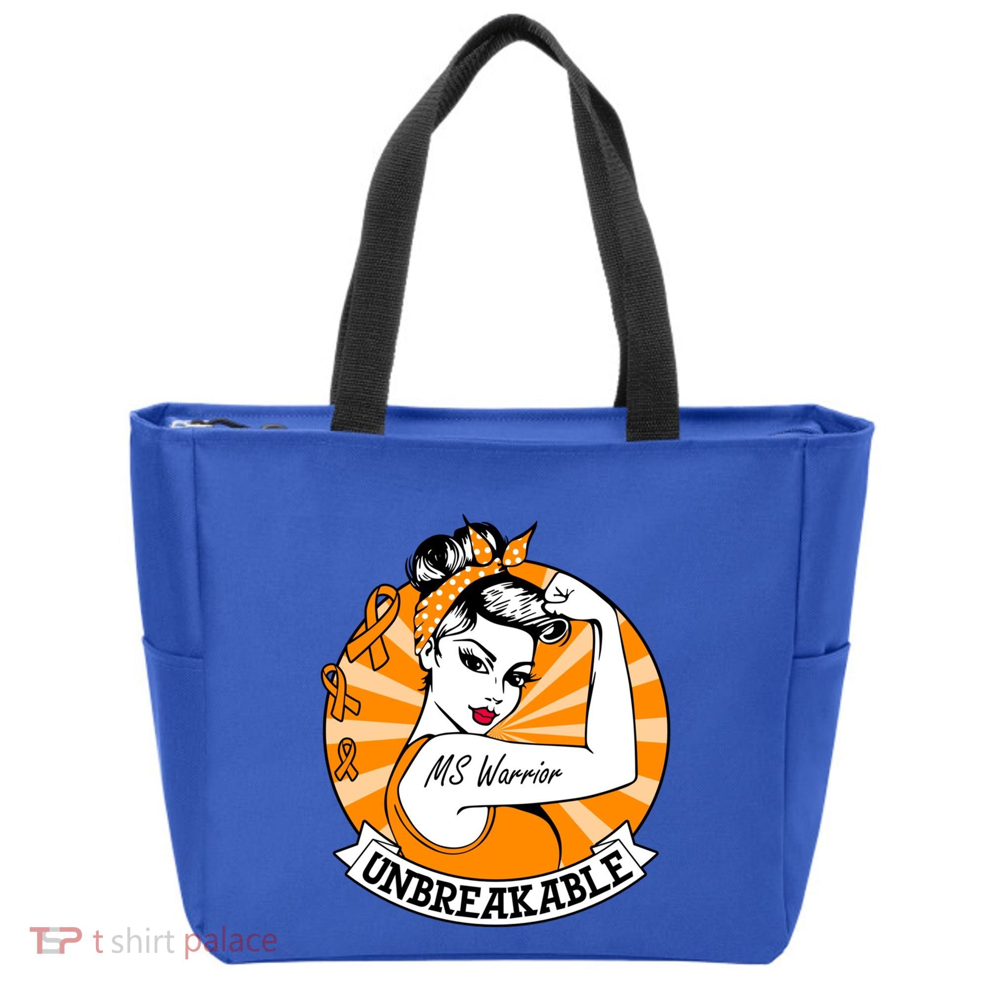 Multiple Sclerosis Warrior Funny Gift Ms Unbreakable Awareness Funny Gift Tote Bag
