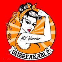 Multiple Sclerosis Warrior Funny Gift Ms Unbreakable Awareness Funny Gift Santa Hat thumb 1