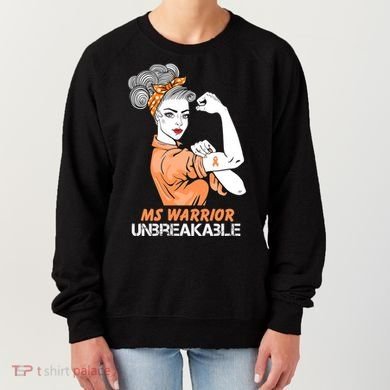 Multiple Sclerosis Warrior Unbreakable Ms Strong Funny Gift Women's Sweatshirt