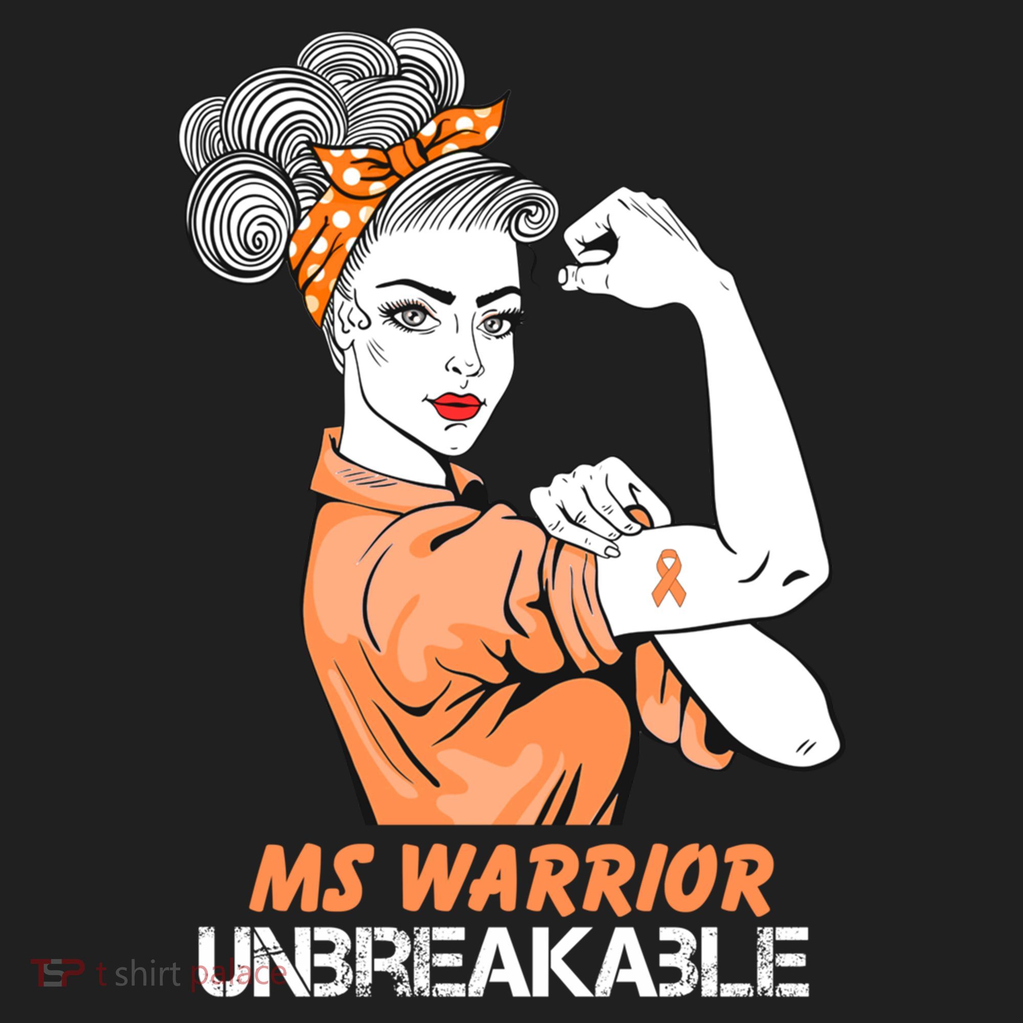 Multiple Sclerosis Warrior Unbreakable Ms Strong Funny Gift Women's Sweatshirt