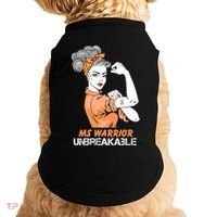 Multiple Sclerosis Warrior Unbreakable Ms Strong Funny Gift Doggie Tank thumb 0
