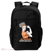 Multiple Sclerosis Warrior Unbreakable Ms Strong Funny Gift Backpack thumb 0