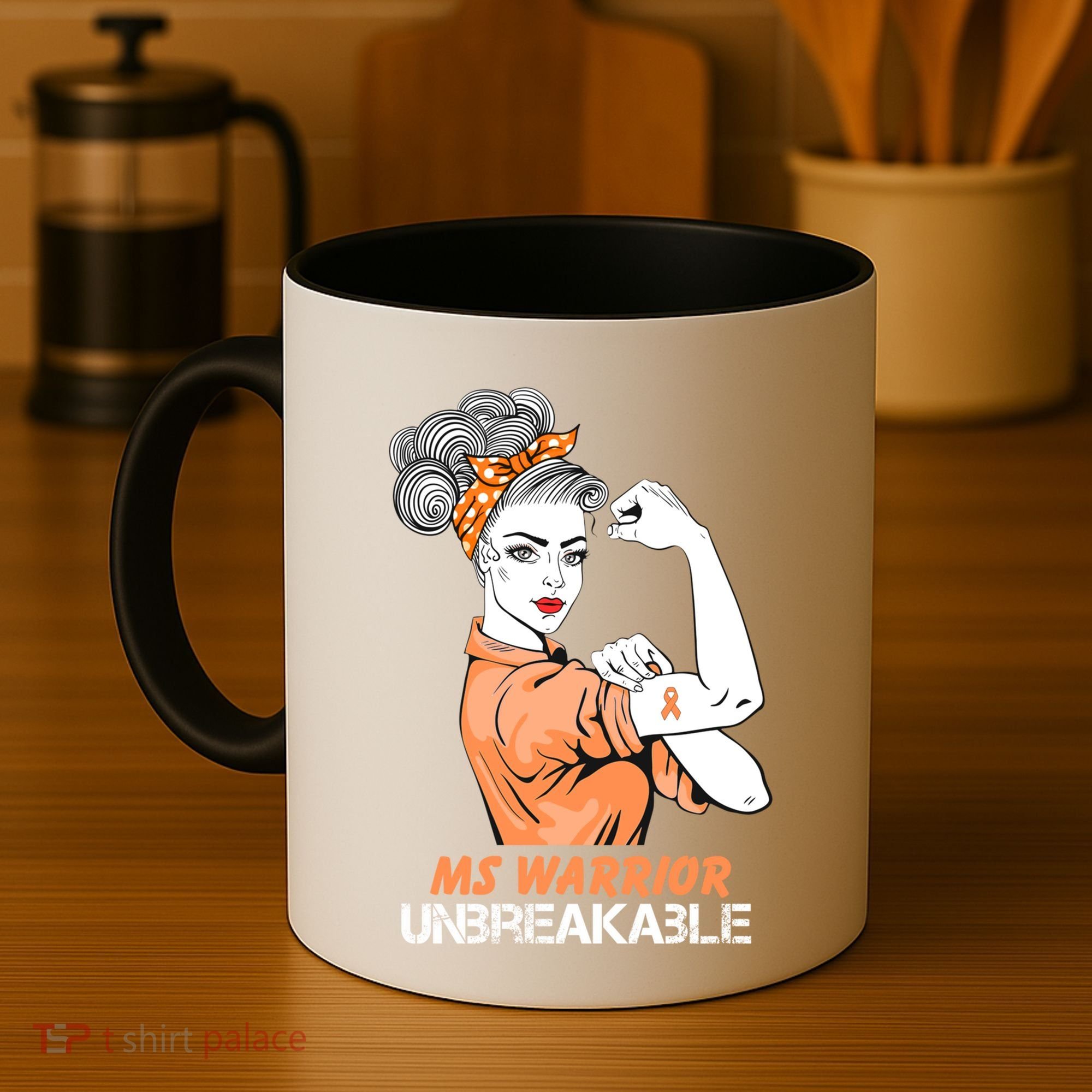 Multiple Sclerosis Warrior Unbreakable Ms Strong Funny Gift Coffee Mug