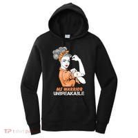 Multiple Sclerosis Warrior Unbreakable Ms Strong Funny Gift Women's Hoodie thumb 0