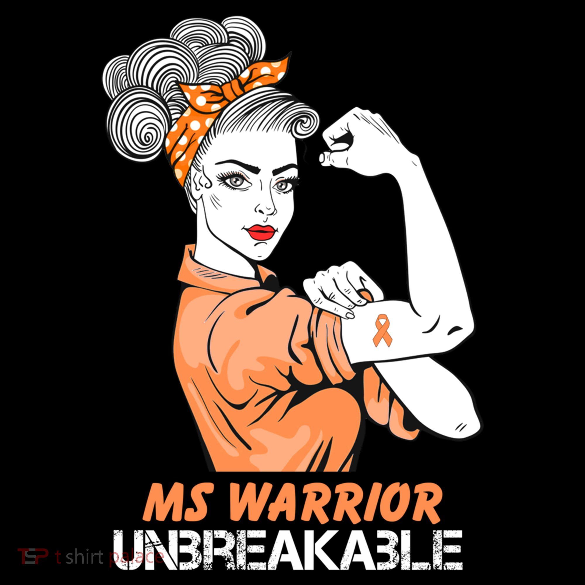Multiple Sclerosis Warrior Unbreakable Ms Strong Funny Gift Women's Hoodie