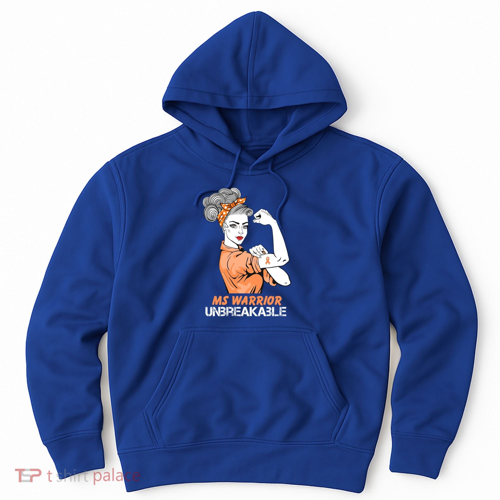 Multiple Sclerosis Warrior Unbreakable Ms Strong Funny Gift Hoodie