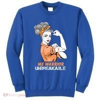 Multiple Sclerosis Warrior Unbreakable Ms Strong Funny Gift Sweatshirt thumb 0