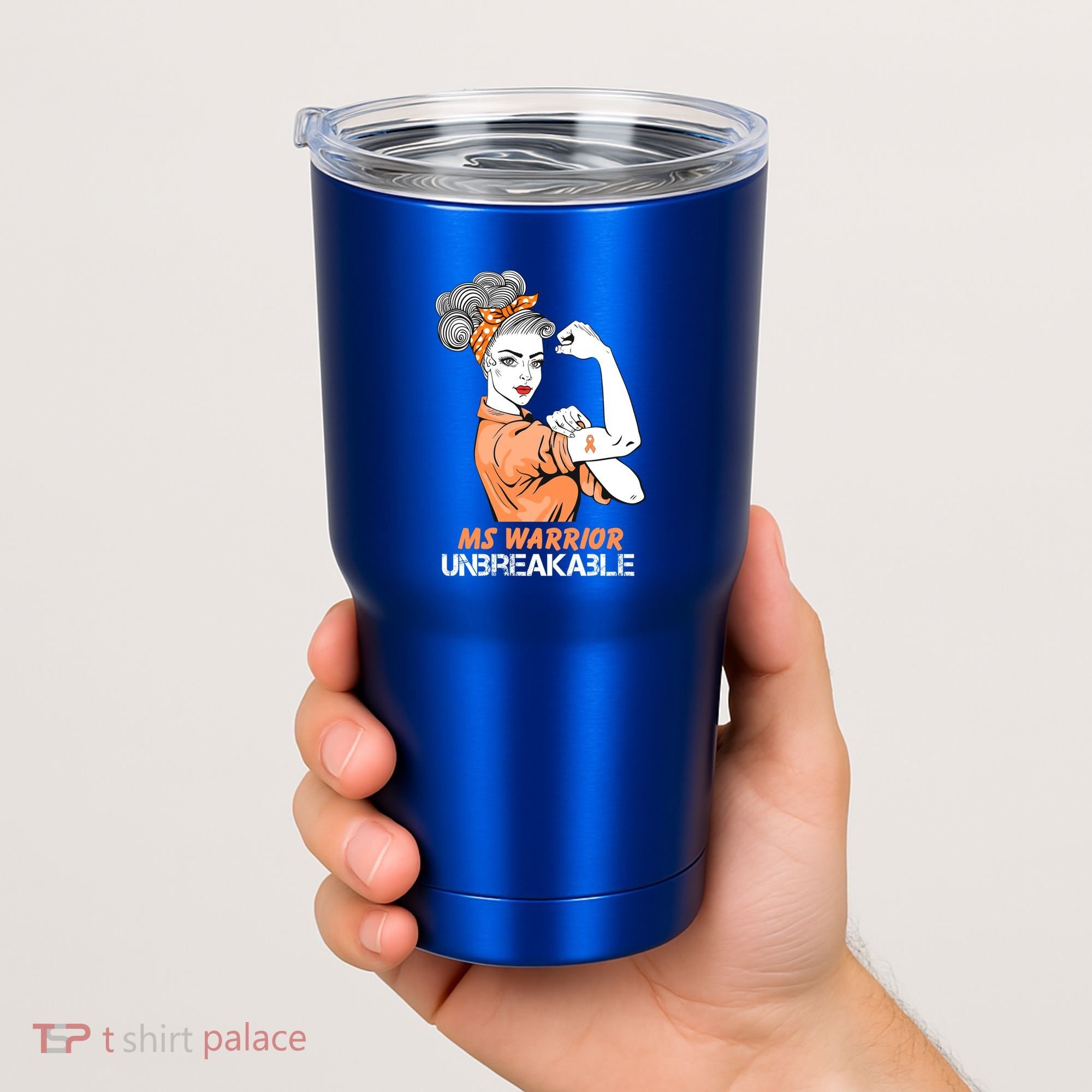 Multiple Sclerosis Warrior Unbreakable Ms Strong Funny Gift Tumbler