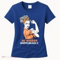 Multiple Sclerosis Warrior Unbreakable Ms Strong Funny Gift Women's T-Shirt thumb 0