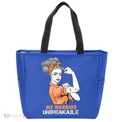 Multiple Sclerosis Warrior Unbreakable Ms Strong Funny Gift Tote Bag