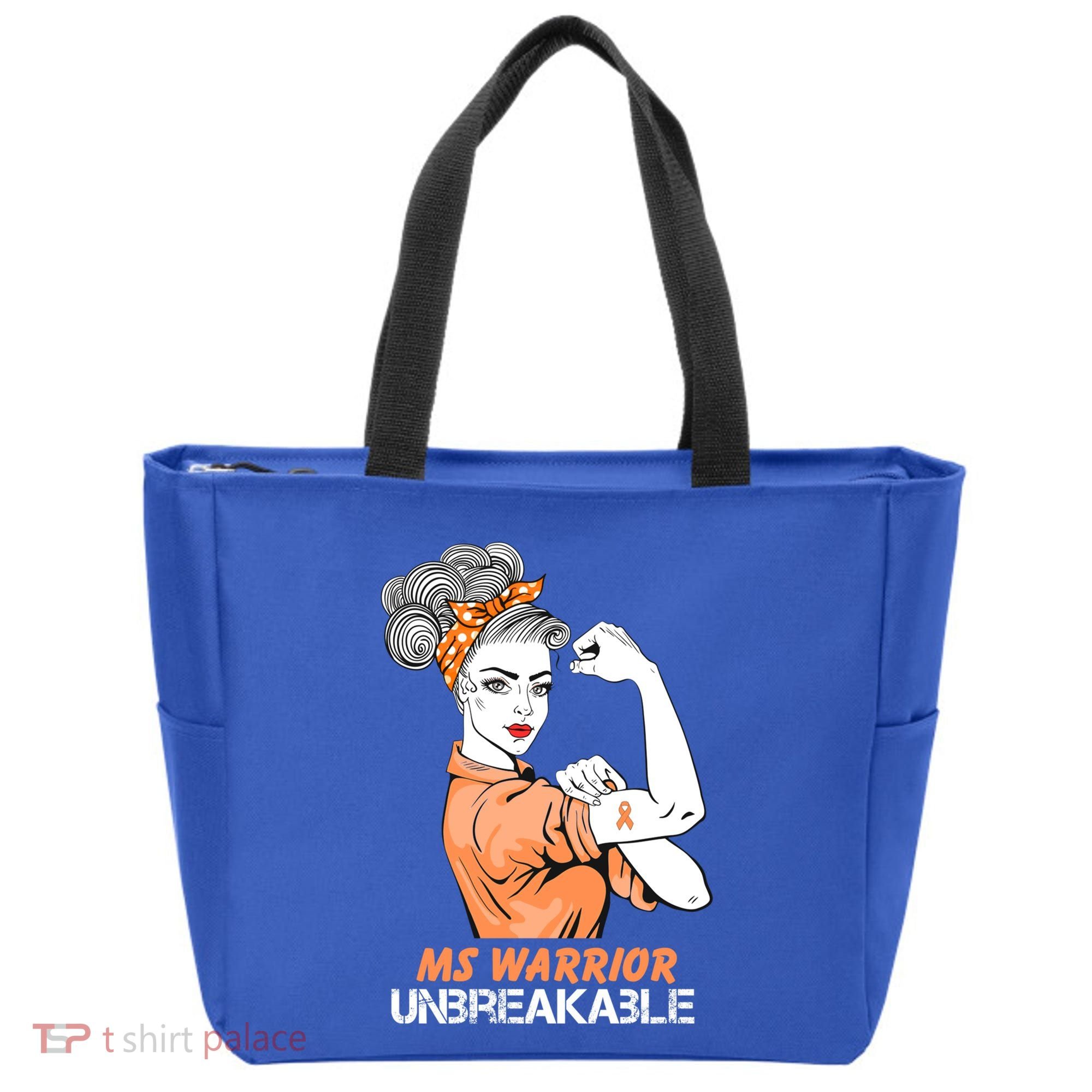 Multiple Sclerosis Warrior Unbreakable Ms Strong Funny Gift Tote Bag
