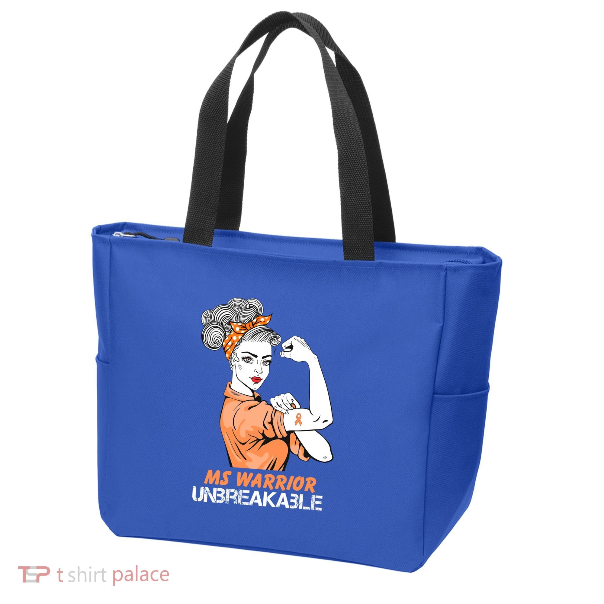 Multiple Sclerosis Warrior Unbreakable Ms Strong Funny Gift Tote Bag
