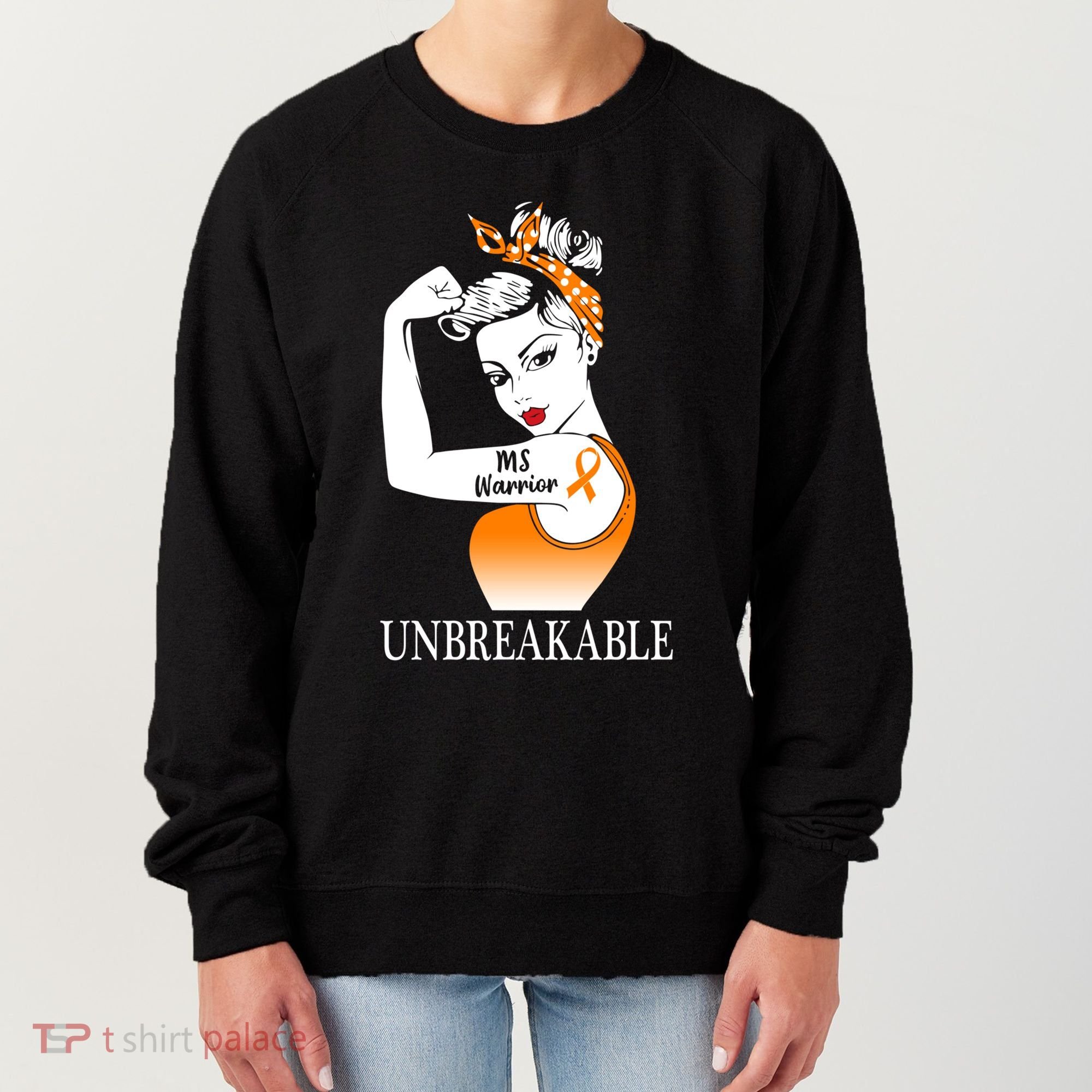 Multiple Sclerosis Warrior Unbreakable Ms Strong Meaningful Gift Women's Sweatshirt