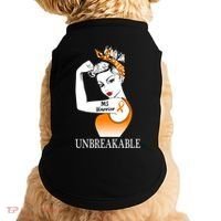 Multiple Sclerosis Warrior Unbreakable Ms Strong Meaningful Gift Doggie Tank thumb 0