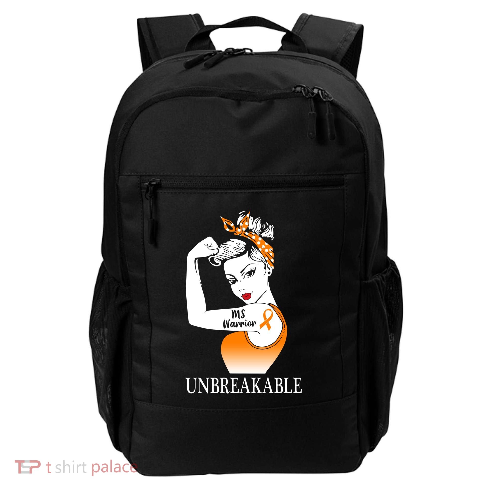 Multiple Sclerosis Warrior Unbreakable Ms Strong Meaningful Gift Backpack